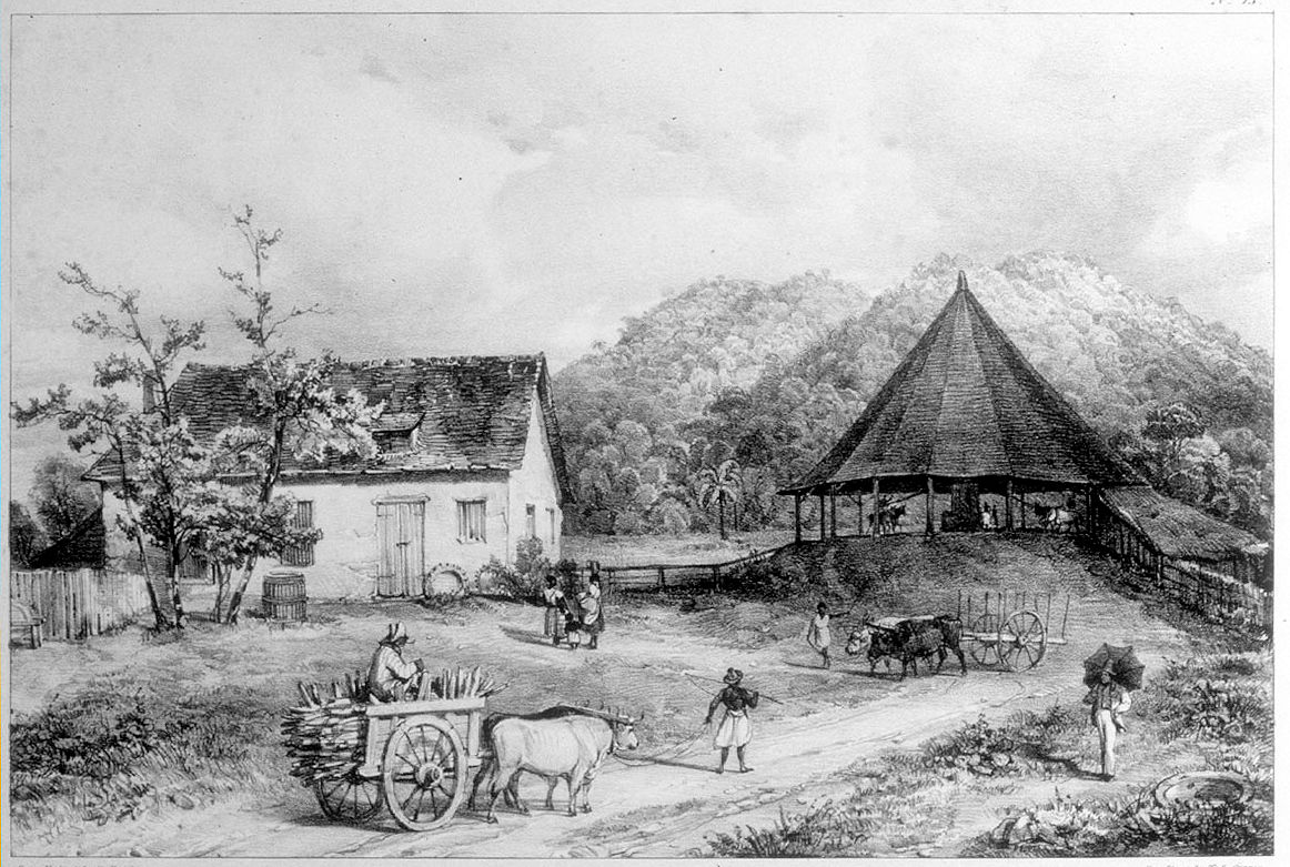 Sugar Mill and Boiling House, Trinidad, 1836 By Richard Bridgens