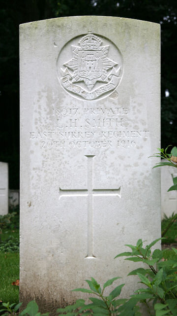 Levi's headstone in the Gorre British and Indian Cemetery Levi's headstone in the Gorre British and Indian cemetery