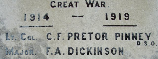Detail from The Somerton memorial Detail from The Somerton memorial