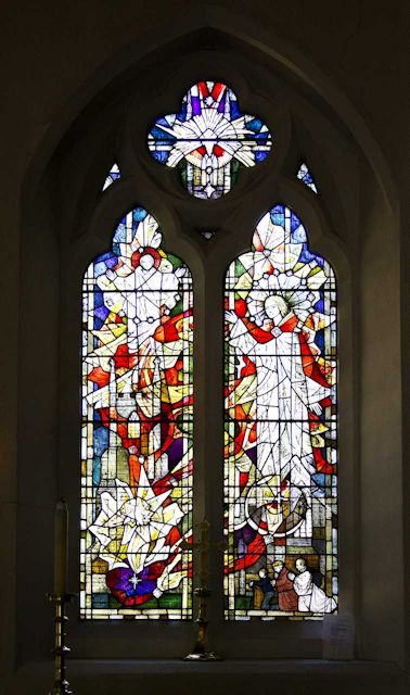 The Thanksgiving Window in the Lady Chapel The Thanksgiving Window in the Lady Chapel