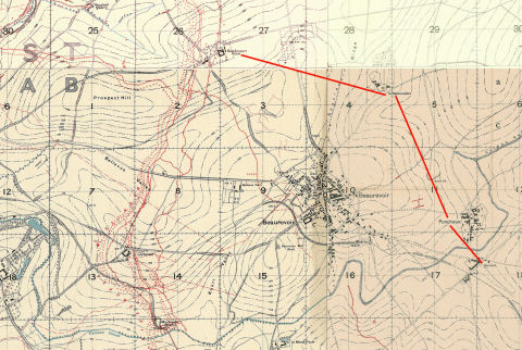 Trench Map - Click image to enlarge