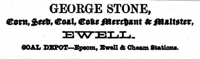 A trade advertisement appeared in C J Swete's Handbook of Epsom, published in 1860