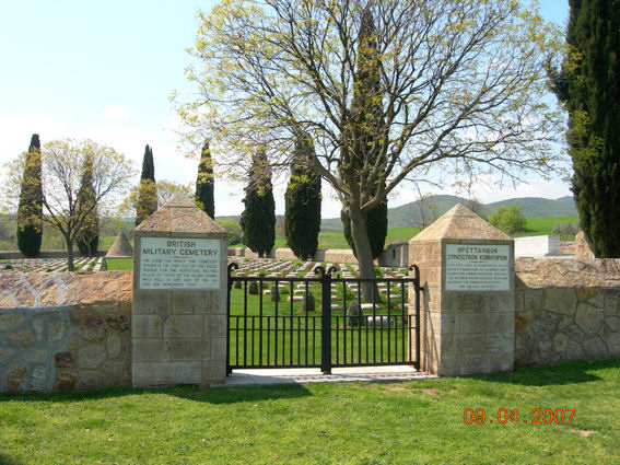 The Struma Military Cemetery, Greece