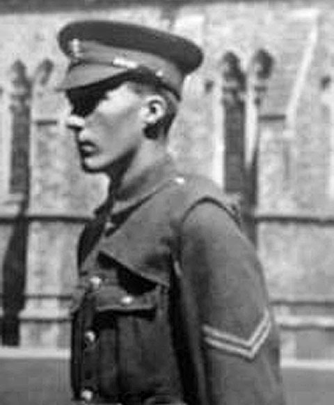 Osmond Peter Tilden as a young cadet at Lancing College Osmond Peter Tilden as a young cadet at Lancing College
