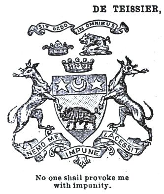 Coat of arms of Baron de Teissier