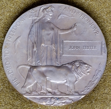 John's bronze plaque