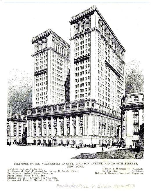 The Biltmore Hotel c.1913.