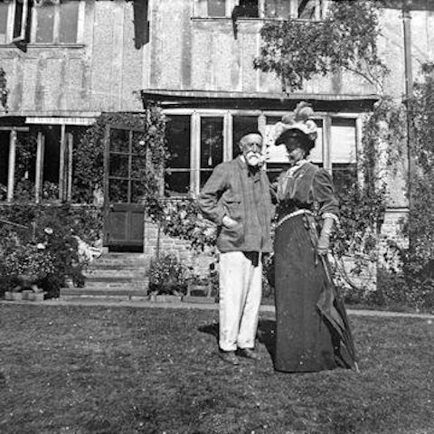 George and Mary Watts at Limnerslease, Compton.