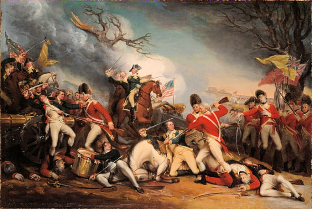 Death of General Mercer at the battle of Princeton by John Trumbull