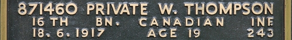 Wilbert's inscription on the CWGC memorial Epsom. Wilbert's inscription on the CWGC memorial Epsom.