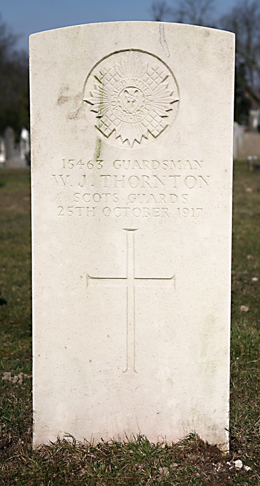 Williams's Headstone in Epsom Cemetery Williams's Headstone in Epsom Cemetery