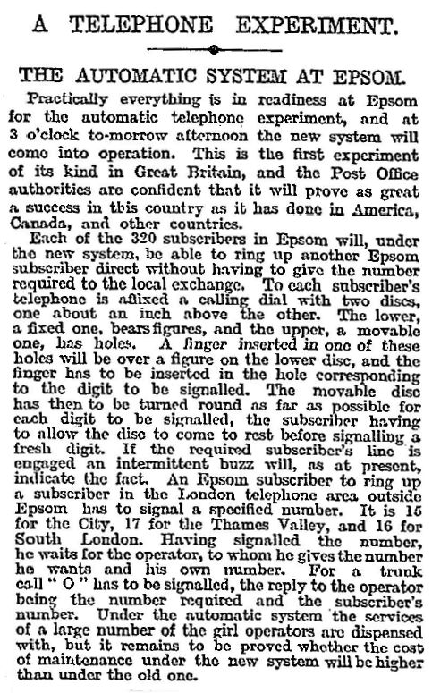 The Times 17 May 1912