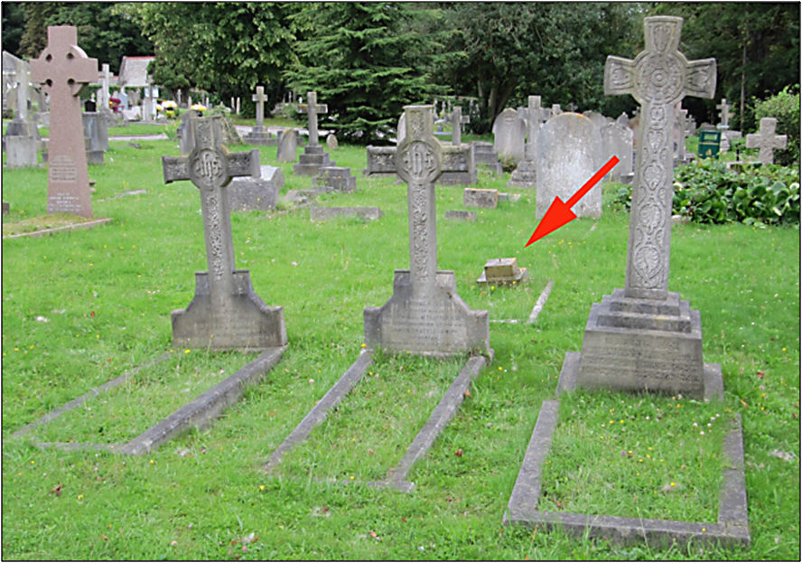 The Trotter Family plot in Epsom Cemetery.