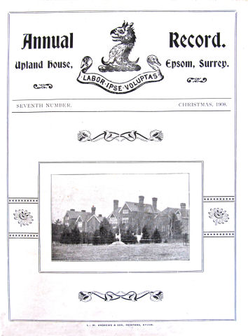 Upland House Magazine Cover1908