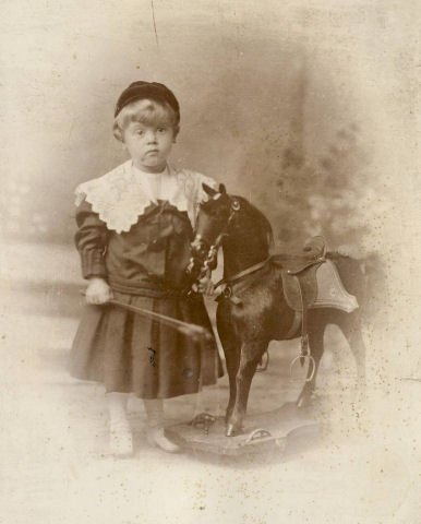 Victor Yarsley as a child
