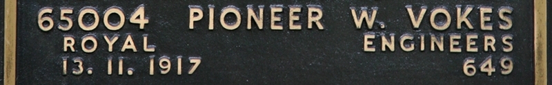 William's inscription on the CWGC memorial Epsom.