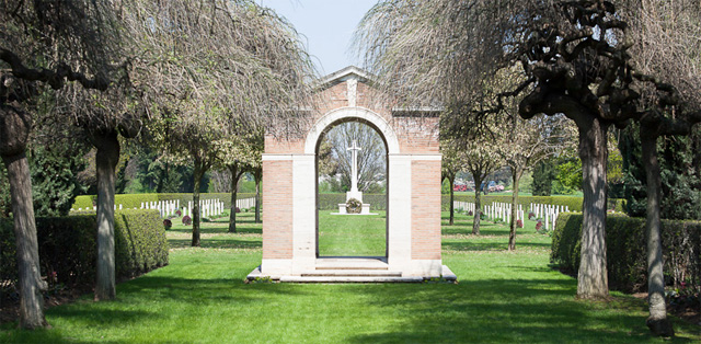 The Bologna War Cemetery. The Bologna War Cemetery.