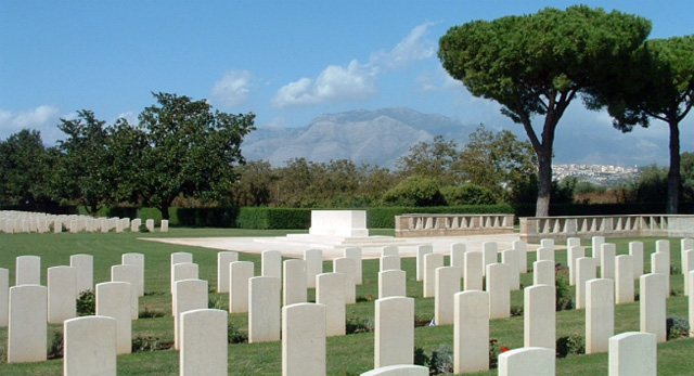 The Minturno War Cemetery, Italy