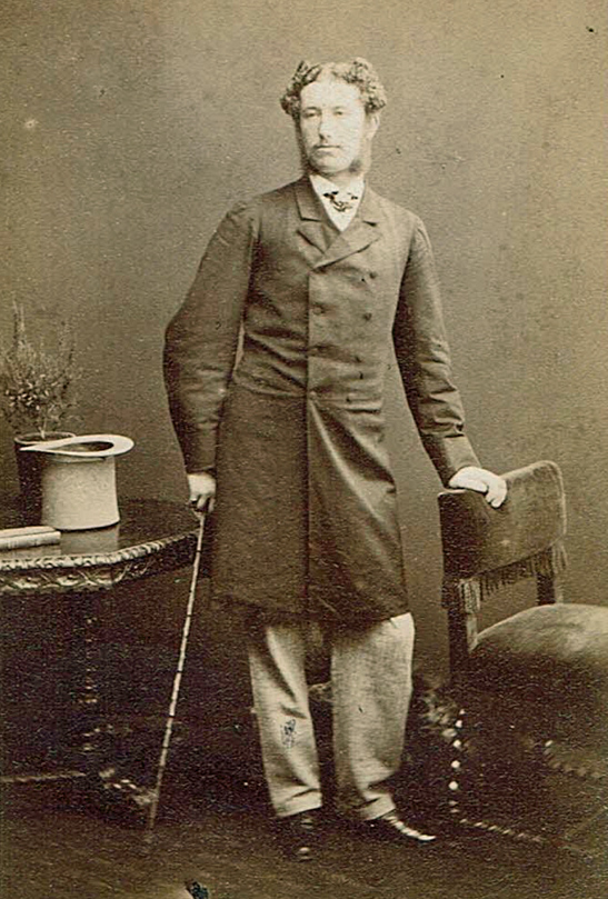 William Sampson Trotter in about 1864 (thus aged about 25)
