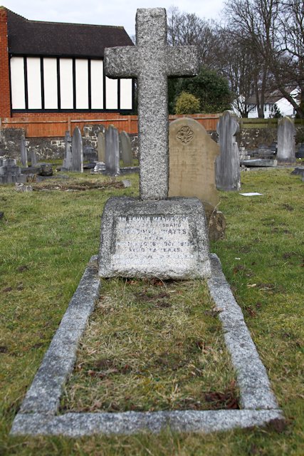 Percival's headstone in Epsom Cemetery Percival's headstone in Epsom Cemetery