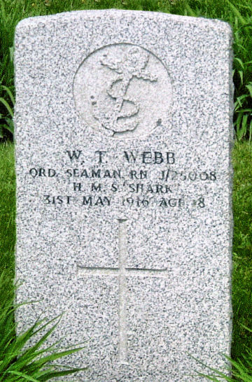 William Webb's headstone William Webb's headstone
