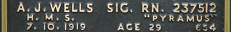 Archibald's inscription on the CWGC memorial Epsom. Archibald's inscription on the CWGC memorial Epsom.
