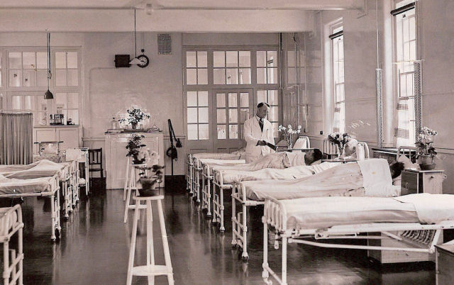 One of the wards in West Park Hosital where Jim Alderson worked c.1950s