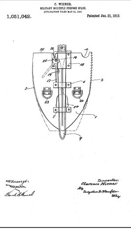 Wiener's military multi-purpose spade..