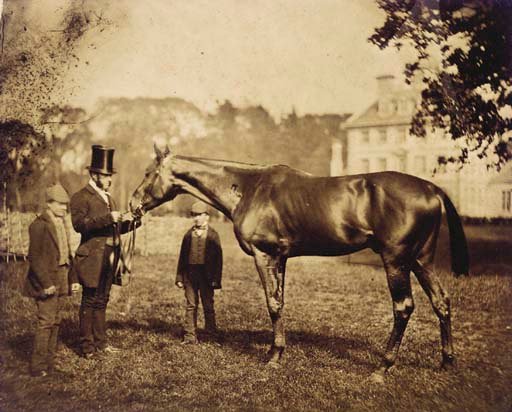 'Wild Dayrell' with his part-owner, the Earl of Craven.