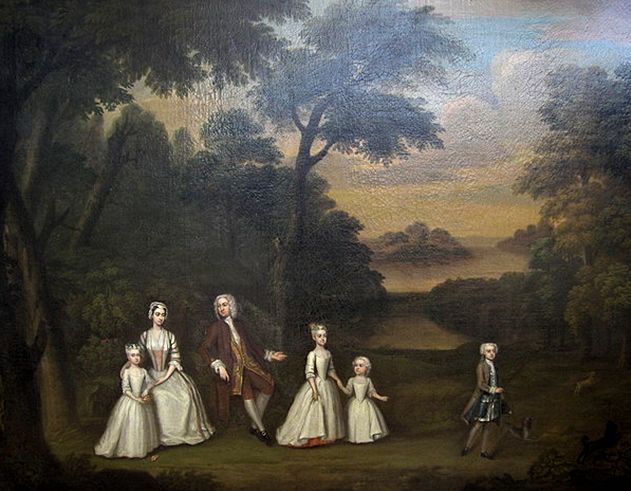 William, Abigail and four of their children