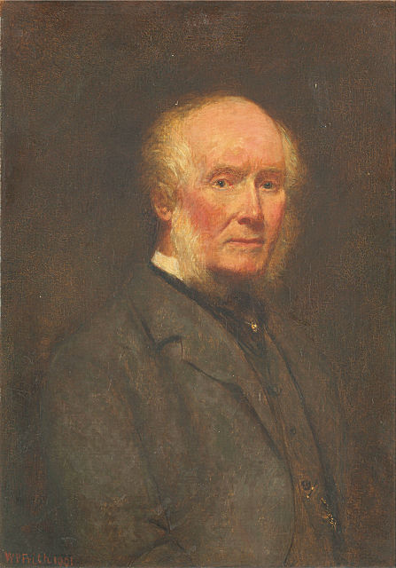 William Powell Frith. A Self Portrait at age 83.