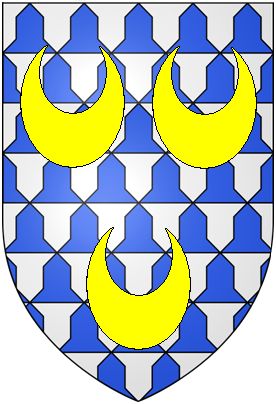 Arms of Williams family of Caerhays, Scorrier & Tregullow in Cornwall.
