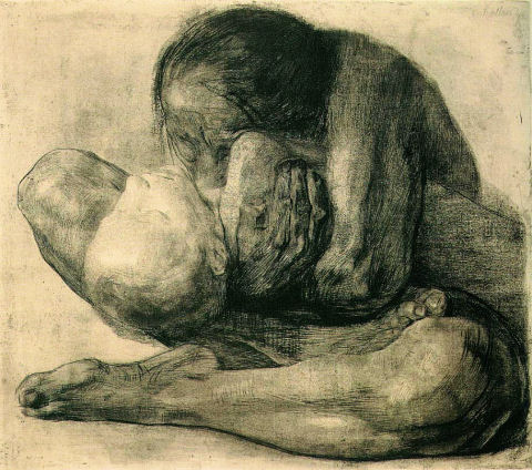 Woman With Dead Child By Käthe Kollwitz