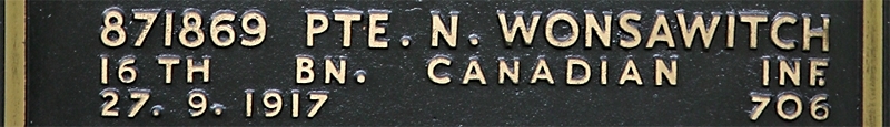 Nicholas' inscription on the CWGC memorial Epsom. Nicholas' inscription on the CWGC memorial Epsom.
