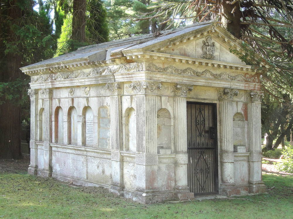 The Wood mausoleum at Brookwood Cemetery