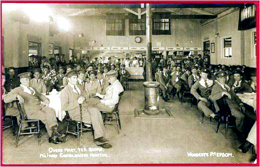 Interior view of Queen Mary Tea Rooms Military Convalescent Hospital