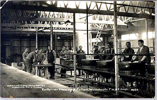 Interior view of one of the kitchens