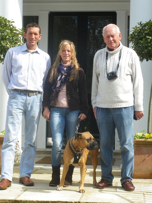 Andrew, Lucy and Martin, photographed in April 2012 Andrew, Lucy and Martin, photographed in April 2012