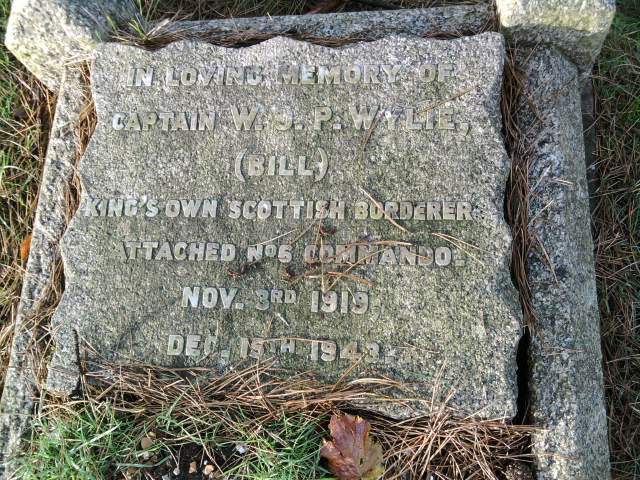 William's headstone in Winchester (Magdalen Hill) Cemetery