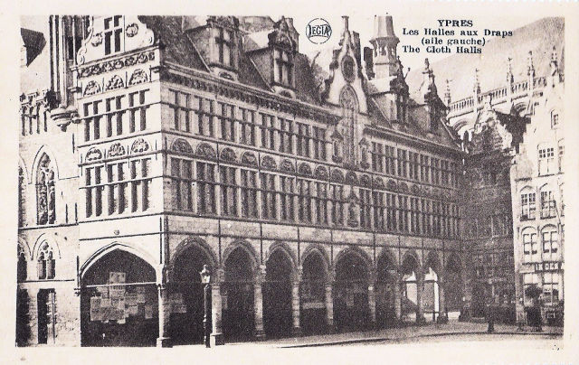 A postcard view of Ypres before the war