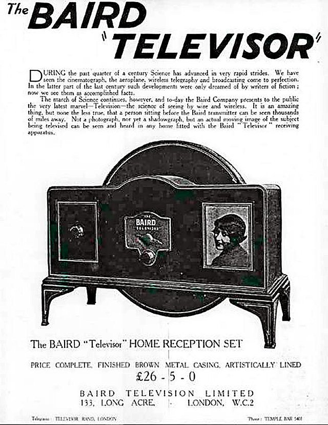 A Baird Televisor Ad