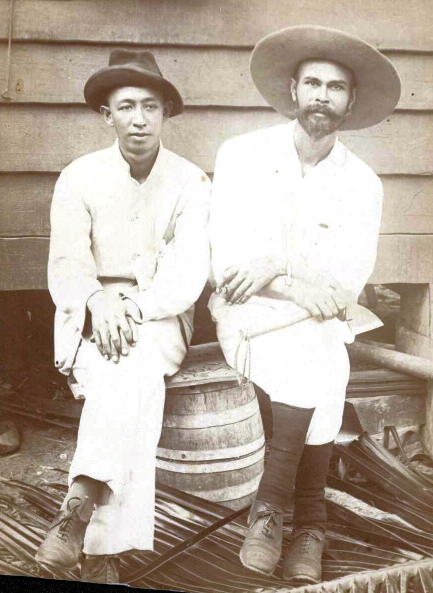 John Sidney Clunies-Ross, on the right with the beard. John Sidney Clunies-Ross, on the right with the beard.