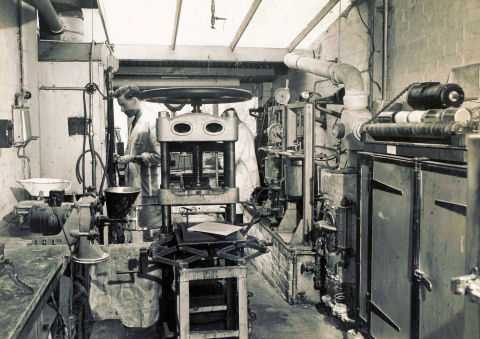 Interior view with Brian Thomas